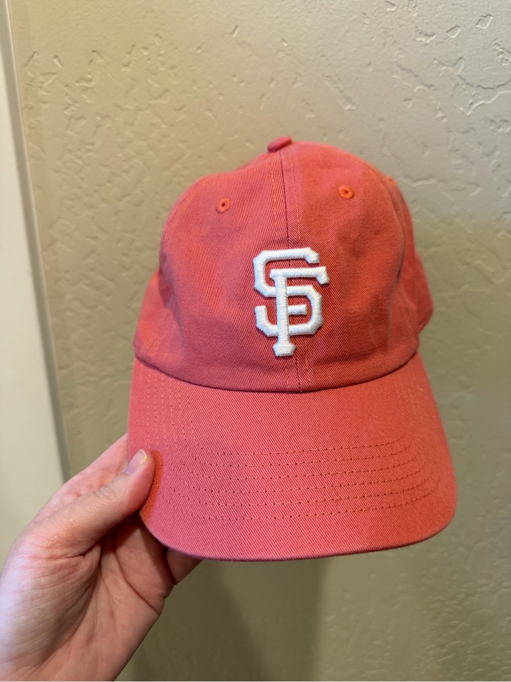 San Francisco Giants Pink Hat with White SF Logo